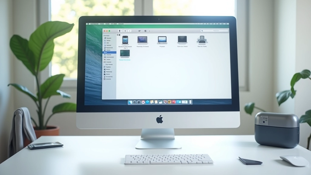 Apple Finder mostrando discos conectados e informações de armazenamento no menu lateral do Mac